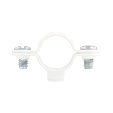 100 colliers de plomberie simples blancs - Ø20 - SCELL-IT - COLBL20