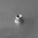 100 écrous crantés à aluminium à tête plate à M10x19mm - SCELL-IT - EAD1030