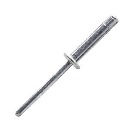 250 rivets étoilés à aluminium/aluminium à tête plate à Ø4x13,6mm - SCELL-IT - ED4013