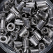 100 écrous crantés à inox A2 à tête plate à M8x17,5mm - SCELL-IT - END0830