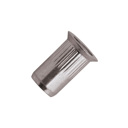 100 écrous crantés à inox A2 à tête fraisée 90° à M8x19mm - SCELL-IT - ENK0845