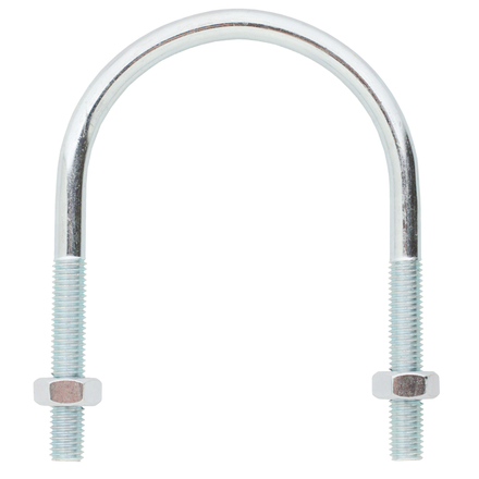 10 étriers supports de tuyauteries industrielles - écrous montés - 145mm - SCELL-IT - ETRIER90X102