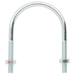 10 étriers supports de tuyauteries industrielles - écrous montés - 145mm - SCELL-IT - ETRIER90X102