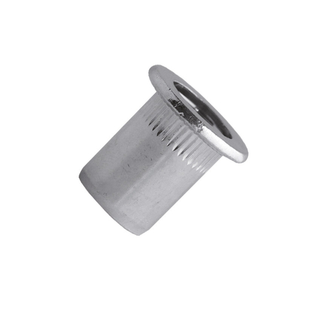 écrou cranté à acier à tête plate à M5x13mm - SCELL-IT - EX-9460110530