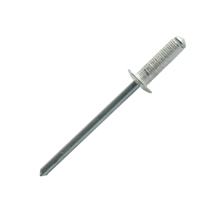 500 rivets cannelés à aluminium/acier à tête plate à Ø4,8x14mm - SCELL-IT - GD4814-BC