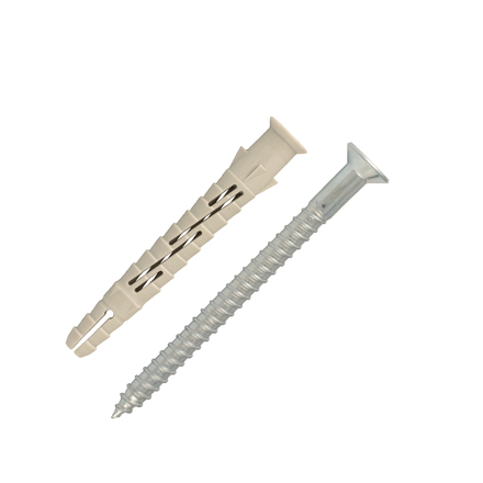 50 chevilles longue expansion nylon - vis tf - acier zingué - Ø8x140mm - SCELL-IT - G-L08140-BC