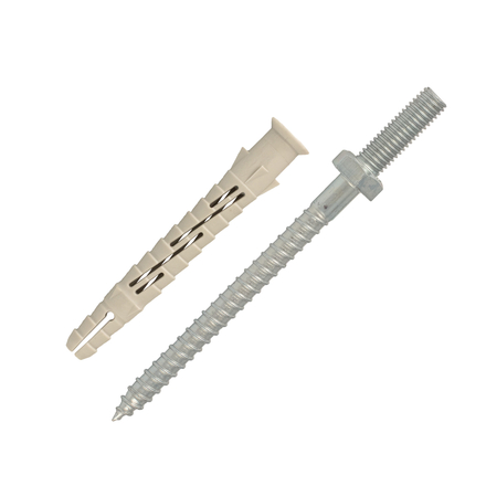 50 chevilles longue expansion nylon - patte à vis - Ø10x80mm - SCELL-IT - G-LT10080-M8