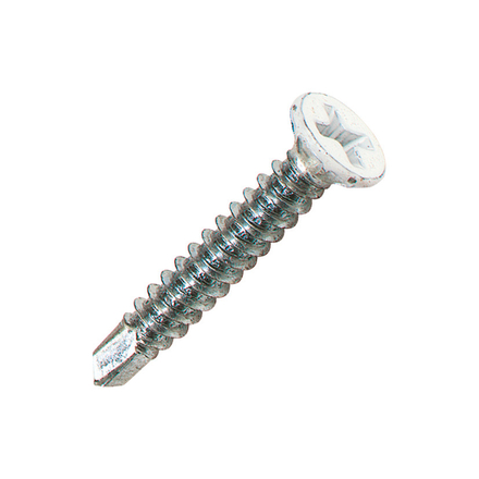 1000 vis autop. pour menuiserie PVC - ezp - tf 120° blanc RAL9016 - Ø3,9x32mm - SCELL-IT - PVCFW39032