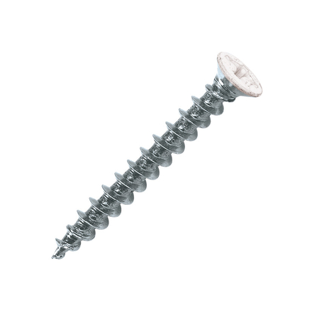 1000 vis menuiserie PVC - ezp - tf 120° laquée blanc RAL9016 - Ø4,2x45mm - SCELL-IT - PVCPW42045