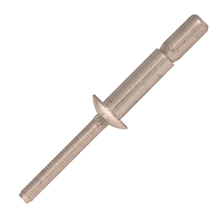 250 rivets de structure Superiv à inox A2/inox A2 à tête plate à Ø6,4x20mm - SCELL-IT - SPTD64200-BC