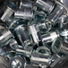 100 écrous crantés à acier à tête plate à M12x25mm - SCELL-IT - TCD1240