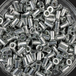 500 écrous crantés à acier à tête fraisée 90° à M4x11,5mm - SCELL-IT - TCK0435