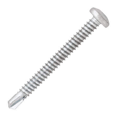 250 vis autop. acier zingué blanc - tête cylindrique - SQ- Ø5,5x25mm - SCELL-IT - TCQ55025