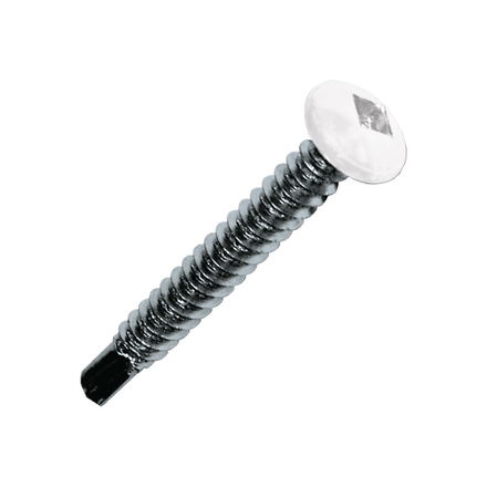 500 vis autop. ezp - tête cylindrique laquée blanc - SQ- Ø4,2x16mm - SCELL-IT - TCQW42016