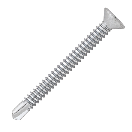 500 vis autop. acier zingué blanc - tête fraisée 120° - empreinte PH - Ø3,5x13mm - SCELL-IT - TFC35013