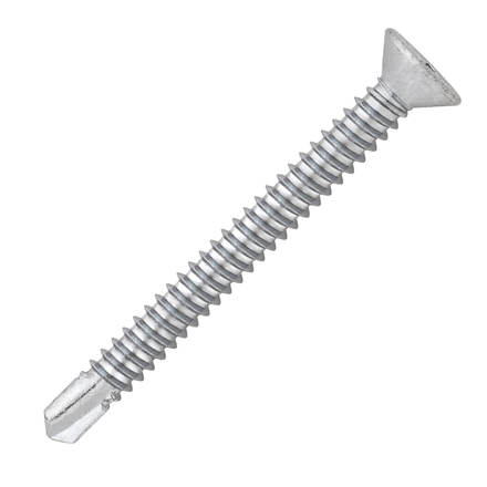 vis autop. acier zingué blanc - tête fraisée 120° - empreinte TX - Ø5.5x25mm - SCELL-IT - TFX55025