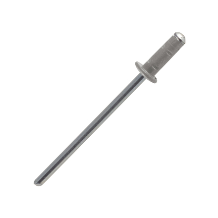 500 rivets multi-serrage à aluminium/acier à tête plate à Ø4,8x15,1mm - SCELL-IT - UD4815-BC-R9007