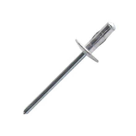 500 rivets multi-serrage à aluminium/acier à tête extra large à Ø4x16,9mm - SCELL-IT - UX4017