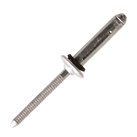 250 rivets étoilés à alu/alu à tête plate à rondelle d'étanchéité à Ø5,2x32,2mm - SCELL-IT - WED5232-BC