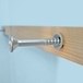200 chevilles à frapper tête plate - clou acier zingué - Ø5x37mm - SCELL-IT - YZP5037-BC