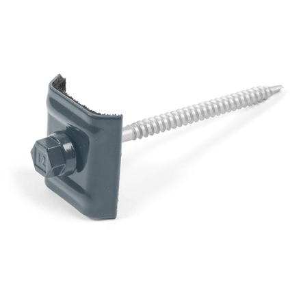 Kit monté ZAMATOP BOIS 6,3x100+CAVTE1 RAL7016 - SCELL-IT - ZTW100+E1-MT-7016
