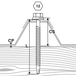 100 Vis bac acier - sommet de nervure - support bois - TH12-6,3x100mm- RAL8012 - SCELL-IT - ZTW-63100-8012