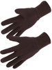 Gant coton jersey marron Poignet tricot T10 - SINGER - 400JM