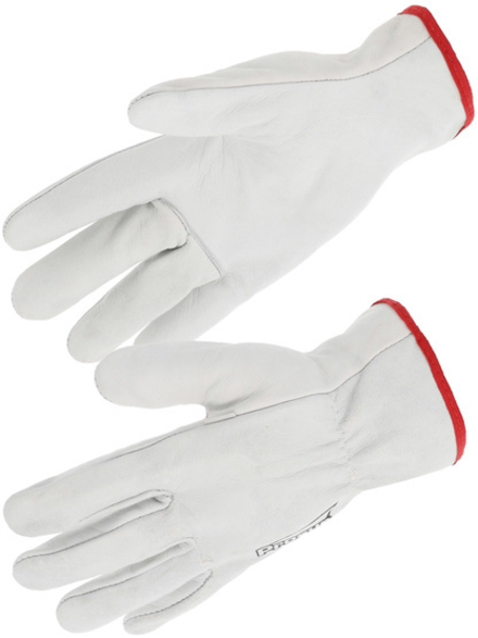 Gant cuir tout fleur bovin naturel Serrage élastique - SINGER - 50F