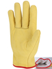 Gant tout fleur bovin jaune Entièrementdoublé molleton - SINGER - 56GYP00