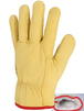 Gant tout fleur bovin jaune Fourré acrylique - SINGER - 56GYPA00
