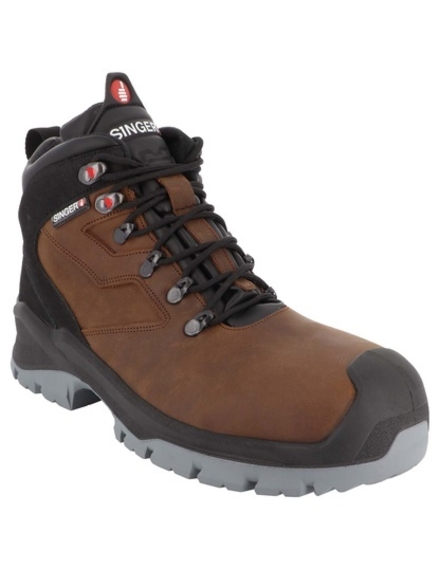 Chaussures haute marron S3 WR SRC - SINGER - ABYSS