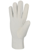 Gant paume fleur d'agneau Dos coton interlock écru - SINGER - AGN105