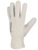Gant paume fleur d'agneau Dos coton interlock écru - SINGER - AGN105