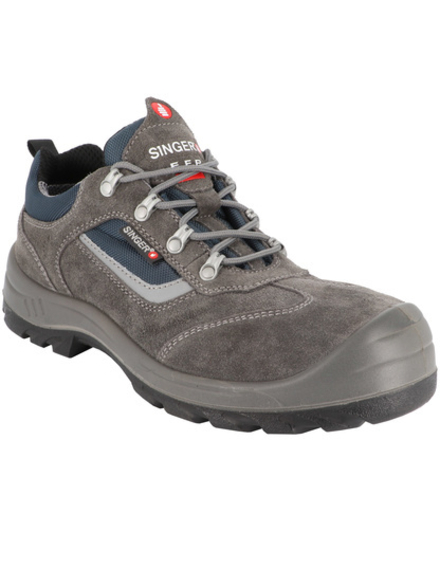 Chaussures basses cuir croûte velours S1PL FO SR - SINGER - ALBI