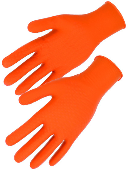 Gant nitrile Boîte de 100 gants Finition gaufrée - SINGER - AUU7000