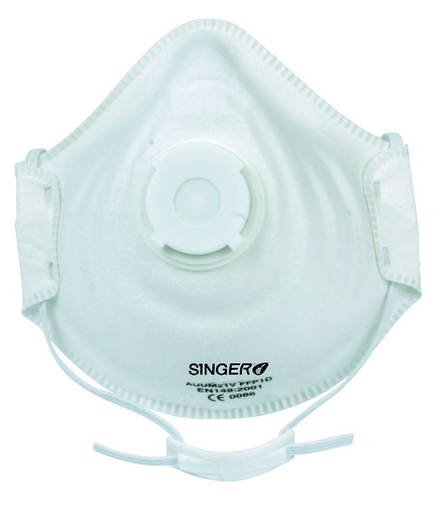 Demi-masque confort Valve FFP1 NR D - Lot de 10 - SINGER - AUUM21V