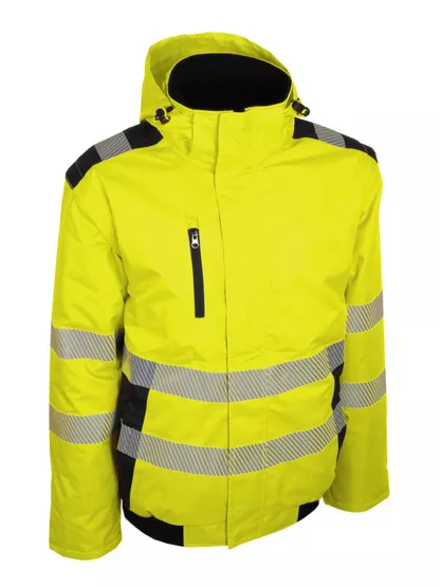 Blouson jaune haute visibilité 100% polyester enduit PU - SINGER - BRAVA