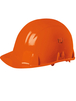 Casque de chantier en polyéthylène orange - SINGER - CASORANGE