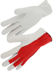 Gants Paume fleur de chèvre Dos interlock rouge - SINGER - CHV56IR