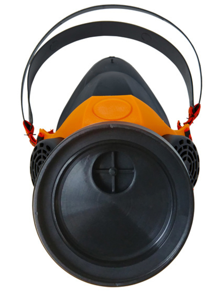 Demi-masque respiratoire En caoutchouc pour 1 filtre - SINGER - DM761C