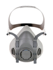 Demi-masque respiratoire en TPR Conçu pour adapter 2 filtres à baïonnette - SINGER - DMT