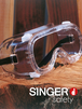 Lunettes masques Ventilation indirecteEcran PC incolore - SINGER - EVARIO