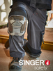 Genouillère de protection GENPRO Type 1 Classe 1 - SINGER - GENPRO
