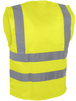 Gilet haute-visibilité 100% polyesterFermeture auto-agrippante 4 bandes - SINGER - GIL4BJ