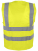 Gilet haute-visibilité 100% polyesterFermeture auto-agrippante 4 bandes - SINGER - GIL4BJ