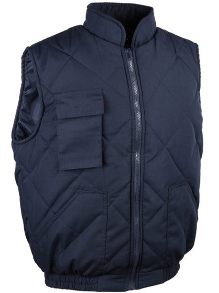 Gilet polyester/coton matelassé avec col Rembourrage polyester (200 g/m²) - SINGER - GILALPA