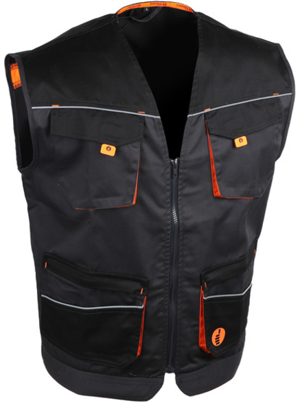 Gilet de travail Polyester/coton 245 g/m2 - SINGER - GOIA