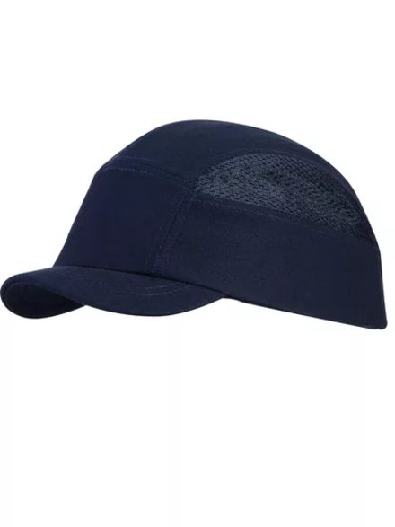 Casquette anti-heurt bleue visière courte pour l'industrie - SINGER - HG916B