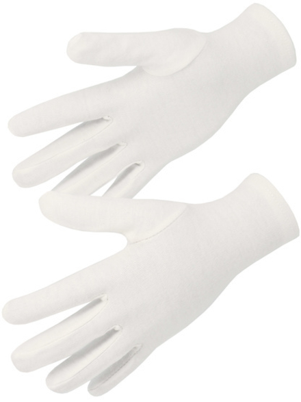 Gant coton interlock blanchi Ourlet Version lourde T8 - SINGER - JB10008