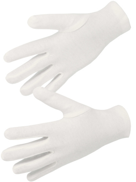 Gant coton interlock blanchi avec ourlet Version légère - SINGER - JBP100SW